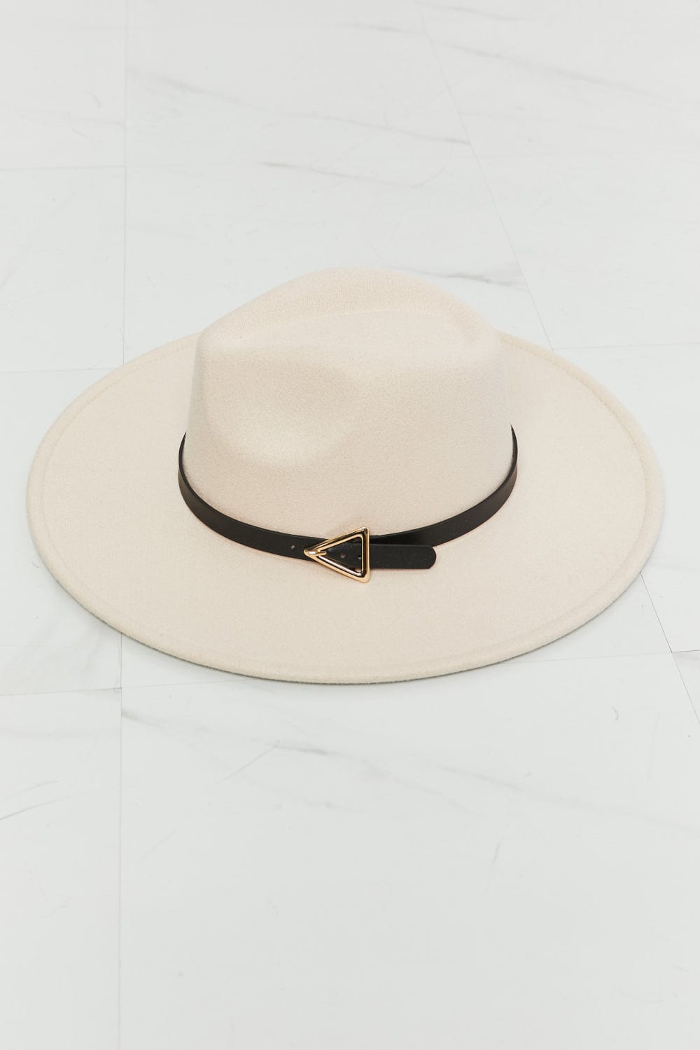 Fame Accessories Beige / One Size Fame Ride Along Fedora Hat