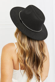 Fame Accessories Black / One Size Fame Bring It Back Fedora Hat