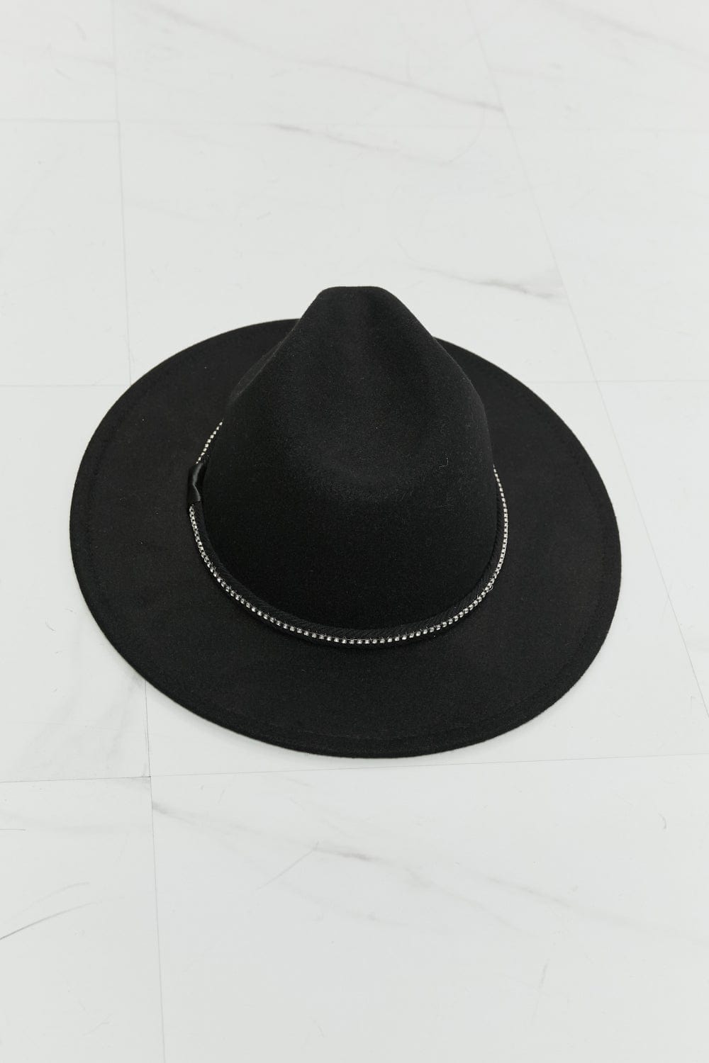 Fame Accessories Black / One Size Fame Bring It Back Fedora Hat