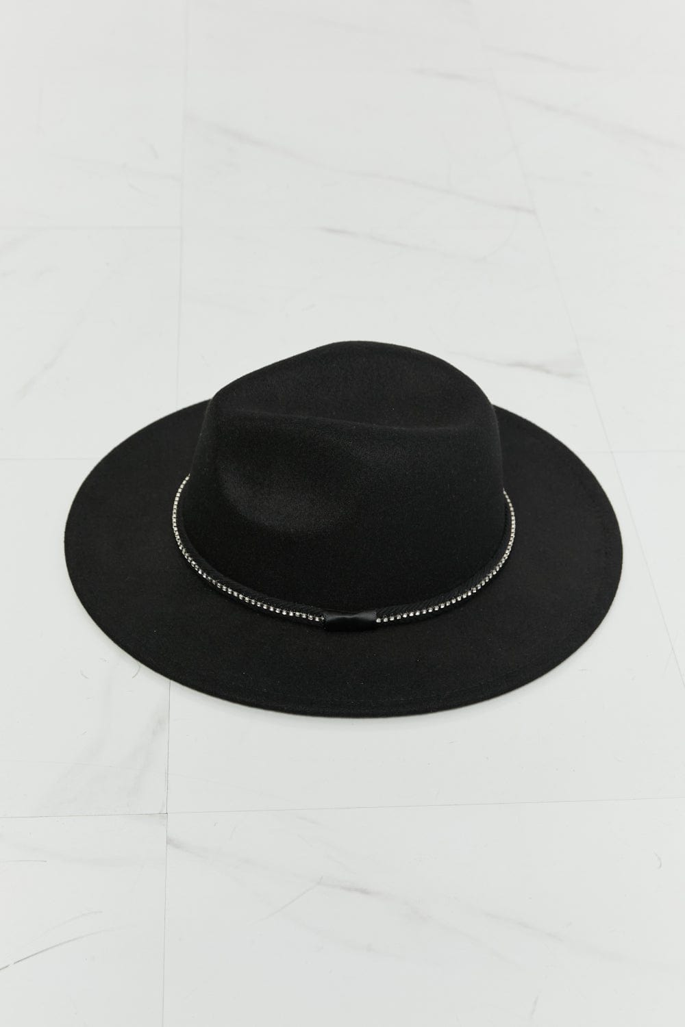 Fame Accessories Black / One Size Fame Bring It Back Fedora Hat