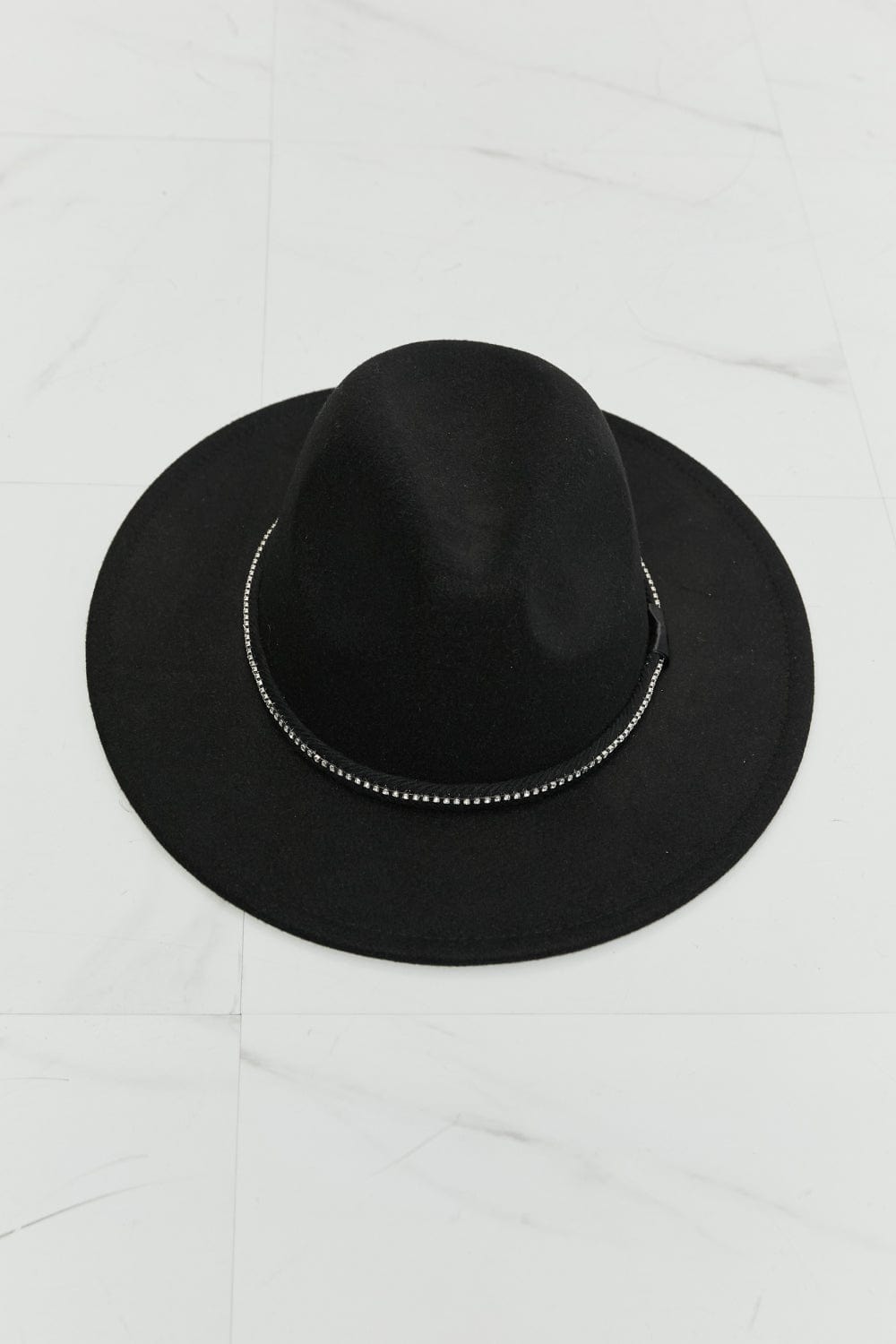 Fame Accessories Black / One Size Fame Bring It Back Fedora Hat
