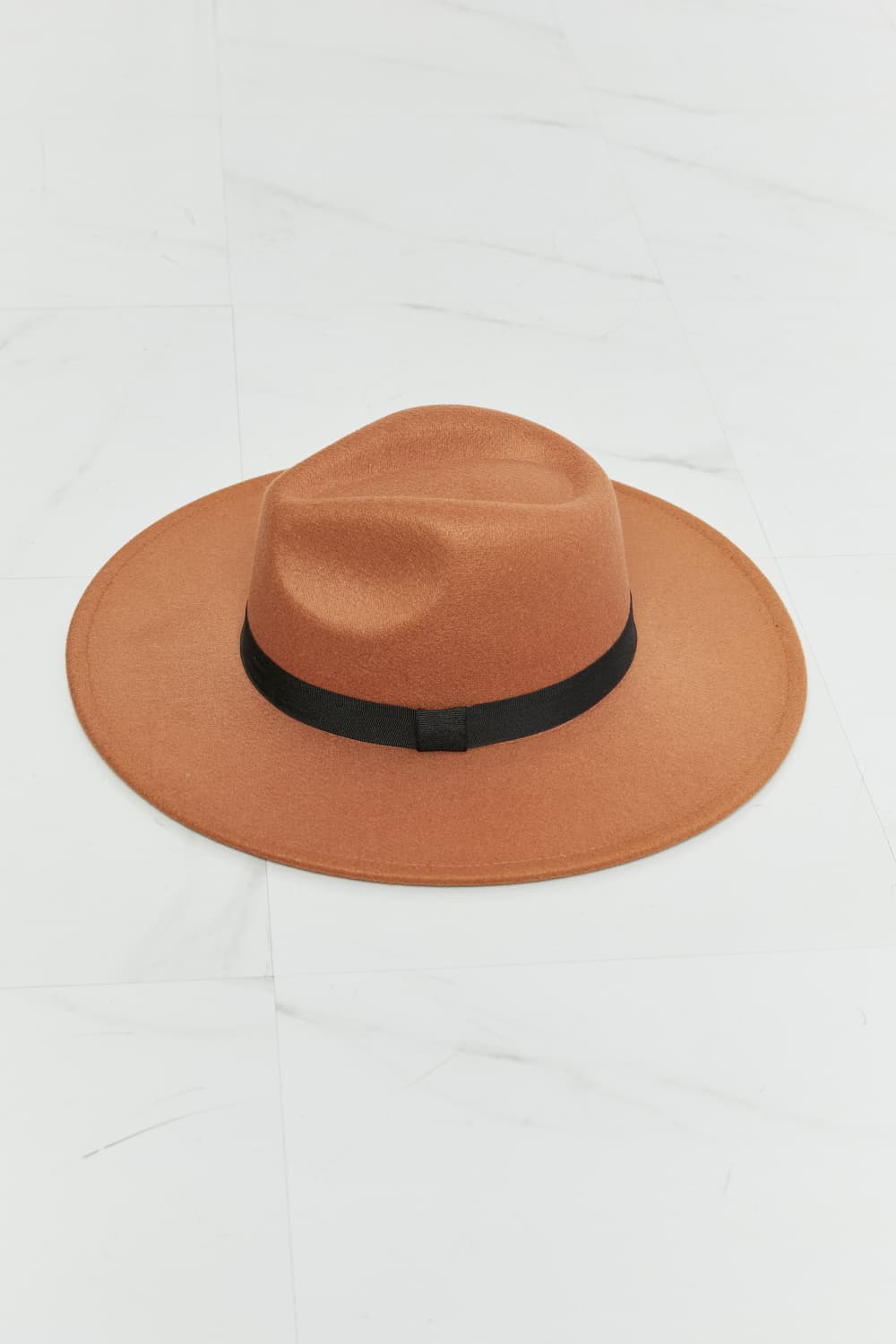 Fame Accessories Khaki / One Size Fame Enjoy The Simple Things Fedora Hat