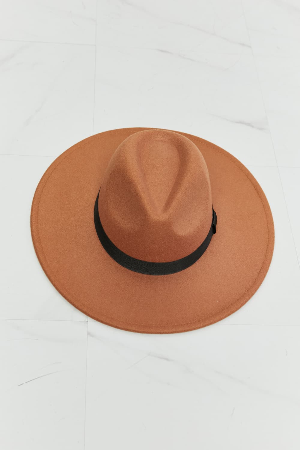 Fame Accessories Khaki / One Size Fame Enjoy The Simple Things Fedora Hat