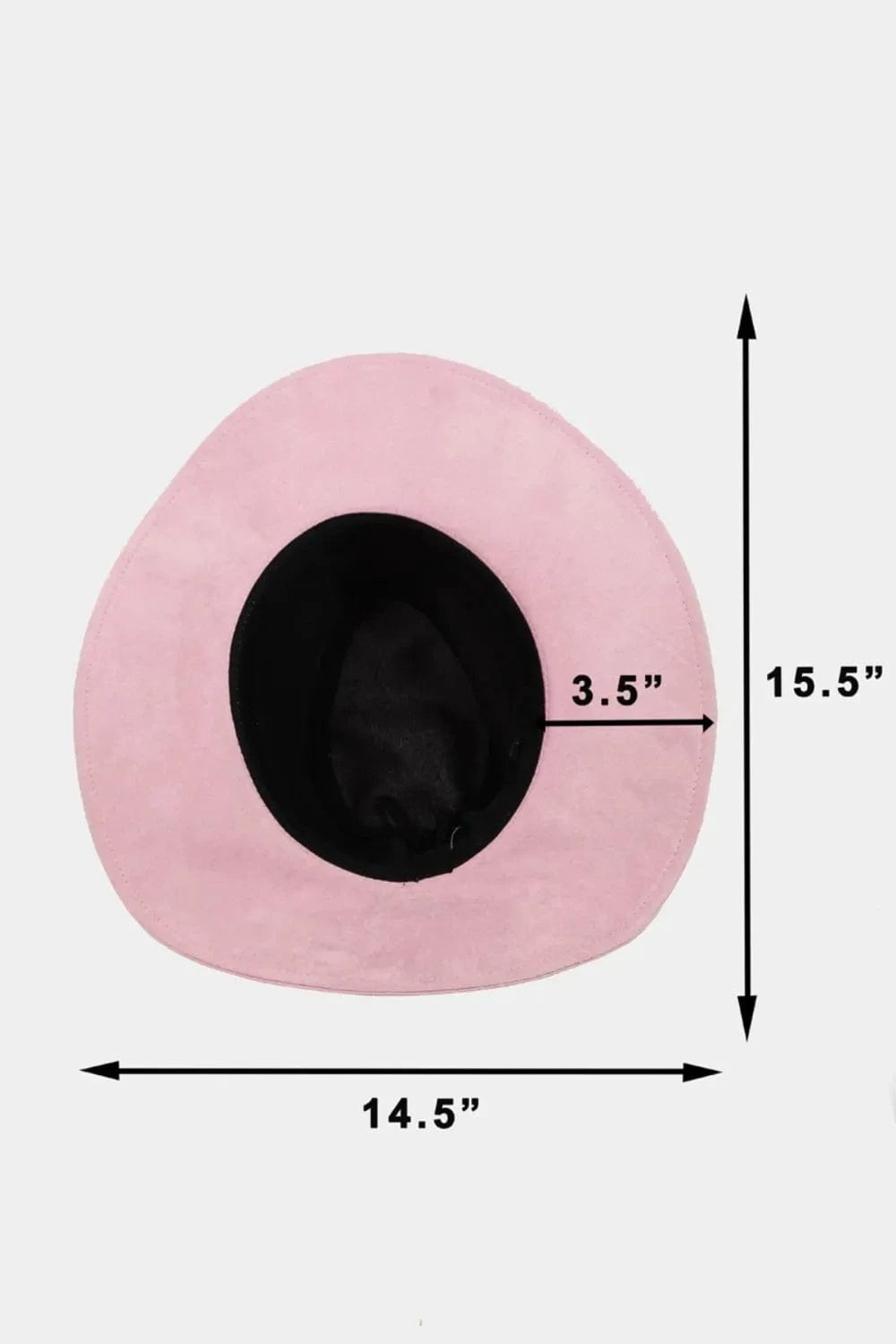 Fame Accessories MV / One Size Fame Braided Faux Suede Hat