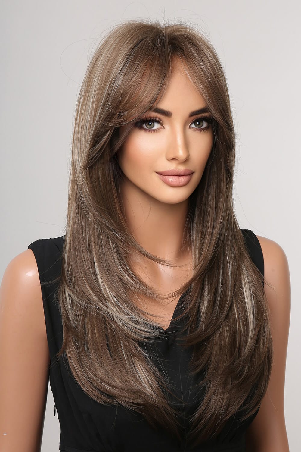 Fashorio 13*1" Full-Machine Wigs Synthetic Long Straight 22"