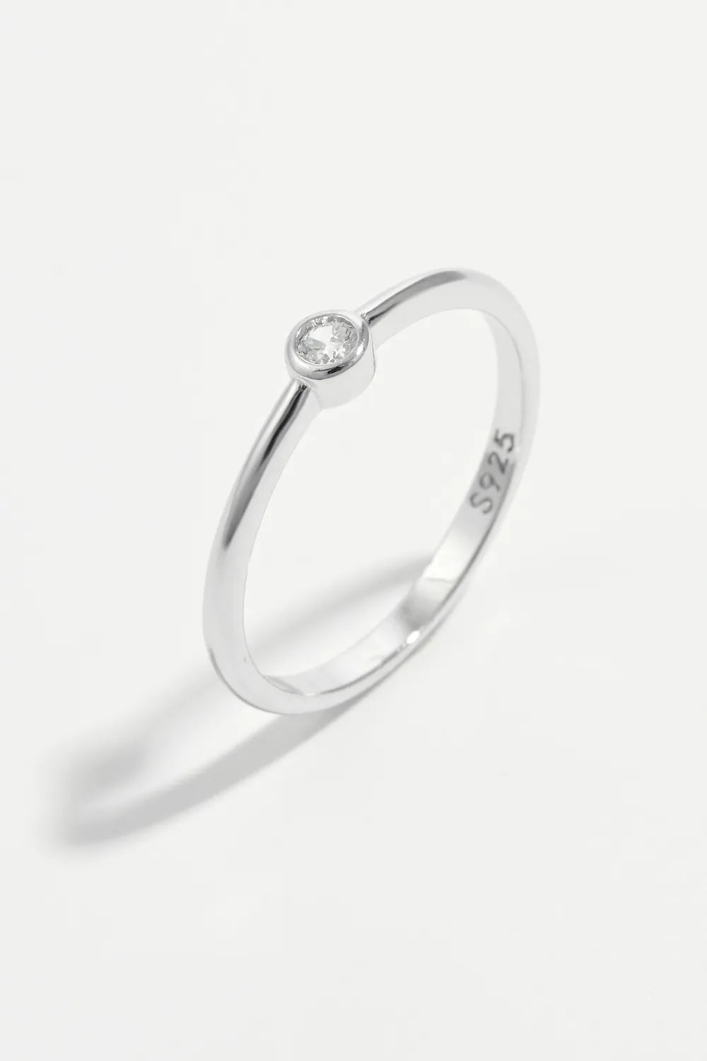 Fashorio 925 Sterling Silver Inland Zircon Ring
