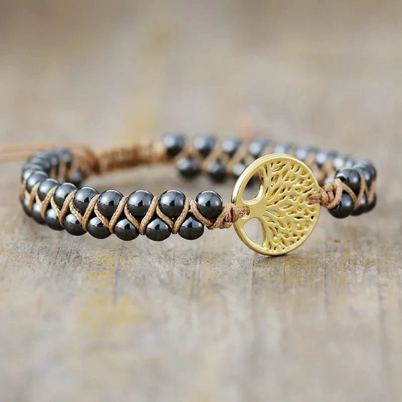 Fashorio Alloy Natural Stone Braided Bracelet