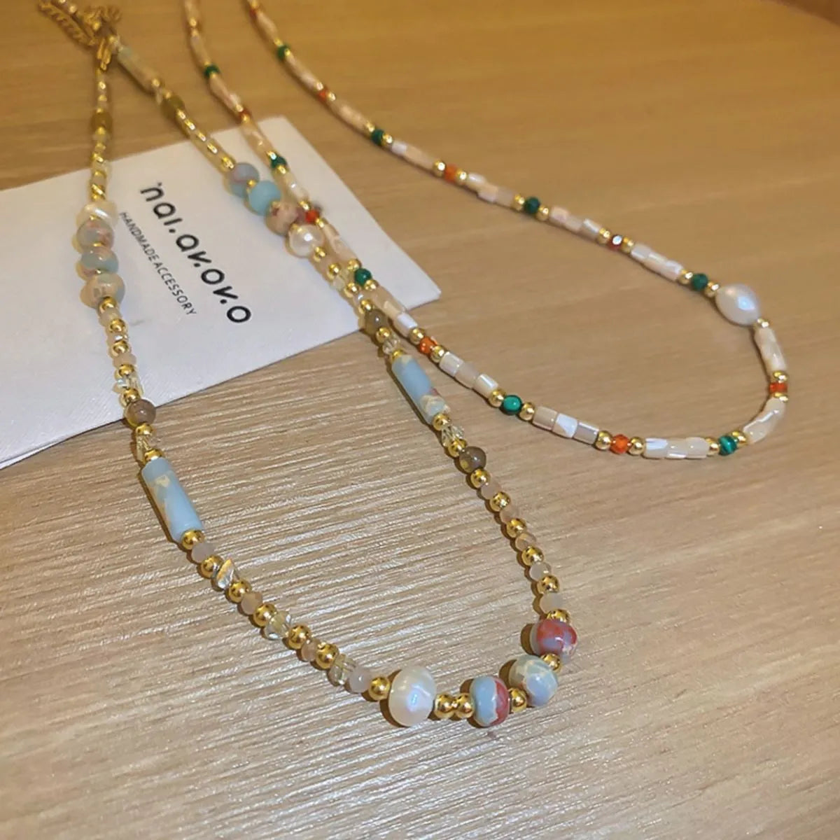 Fashorio Alloy Pearl Beaded Necklace