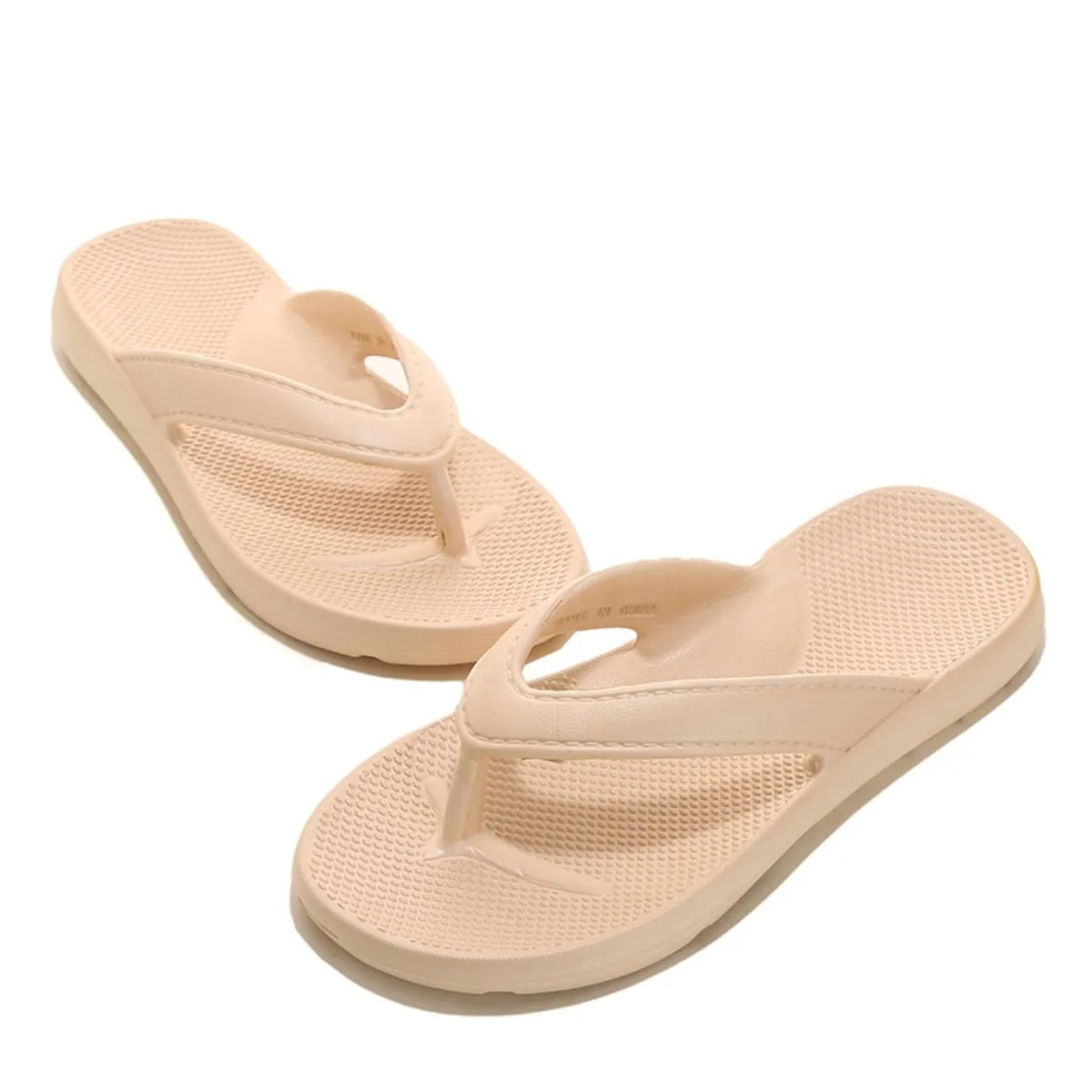 Fashorio Apricot / 36-37(US5-6) Toe Post Platform Slippers