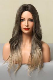 Fashorio Ash Brown/Blonde Ombre / One Size 13*1" Full-Machine Wigs Synthetic Long Straight 24"