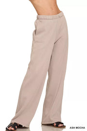 Fashorio ASH MOCHA / S Zenana Fleece Sweatpant with Pockets