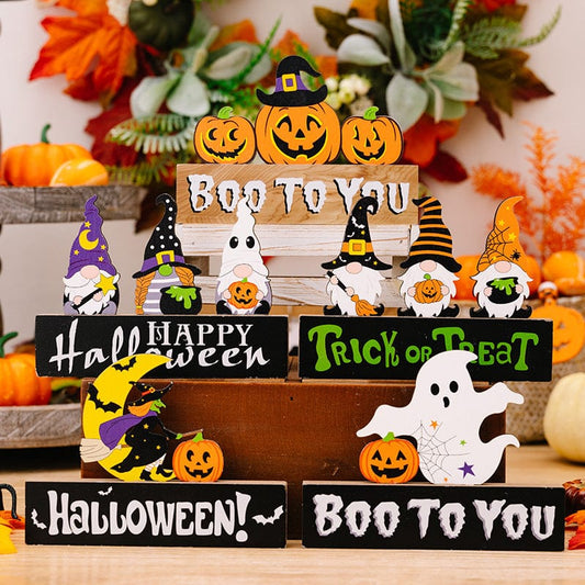Assorted 2-Piece Halloween Element Ornaments - Fashorio