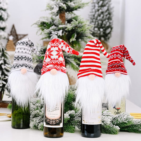 Assorted 2-Piece Wine Bottle Covers - Fashorio