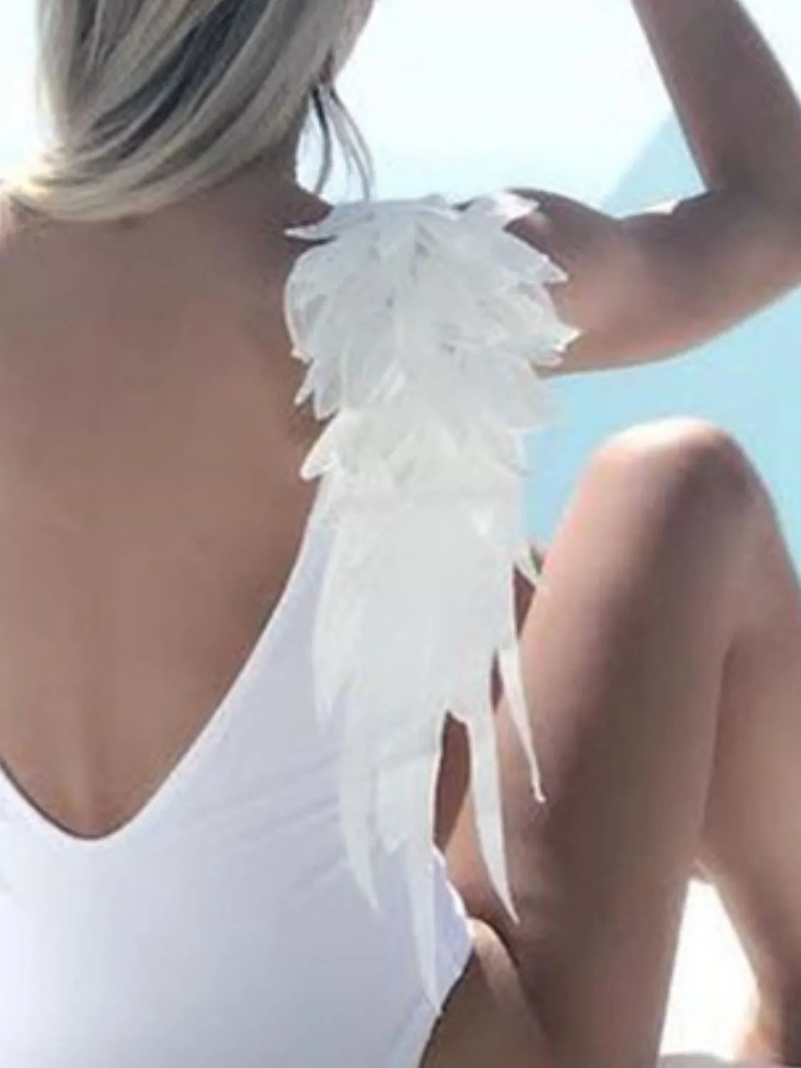 Fashorio Backless Wide Strap Parent-Child Swimwear