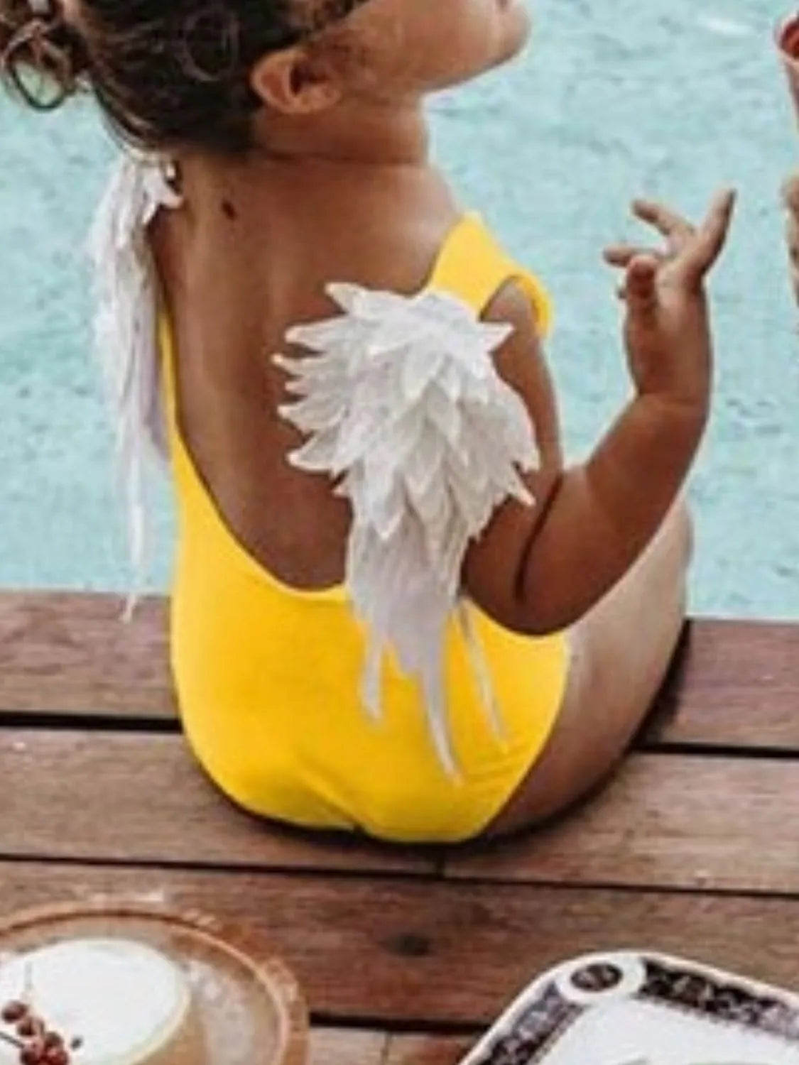 Fashorio Backless Wide Strap Parent-Child Swimwear