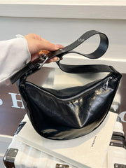 Fashorio Bags Black / One Size Adjustable Strap Shoulder Bag