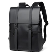 Fashorio Bags Black / One Size PU Leather Adjustable Strap Backpack Bag