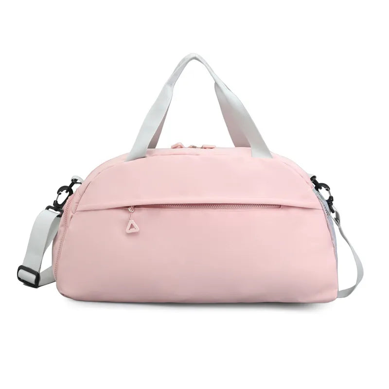 Fashorio Bags Blush Pink / One Size Nylon Solid Travel Bag