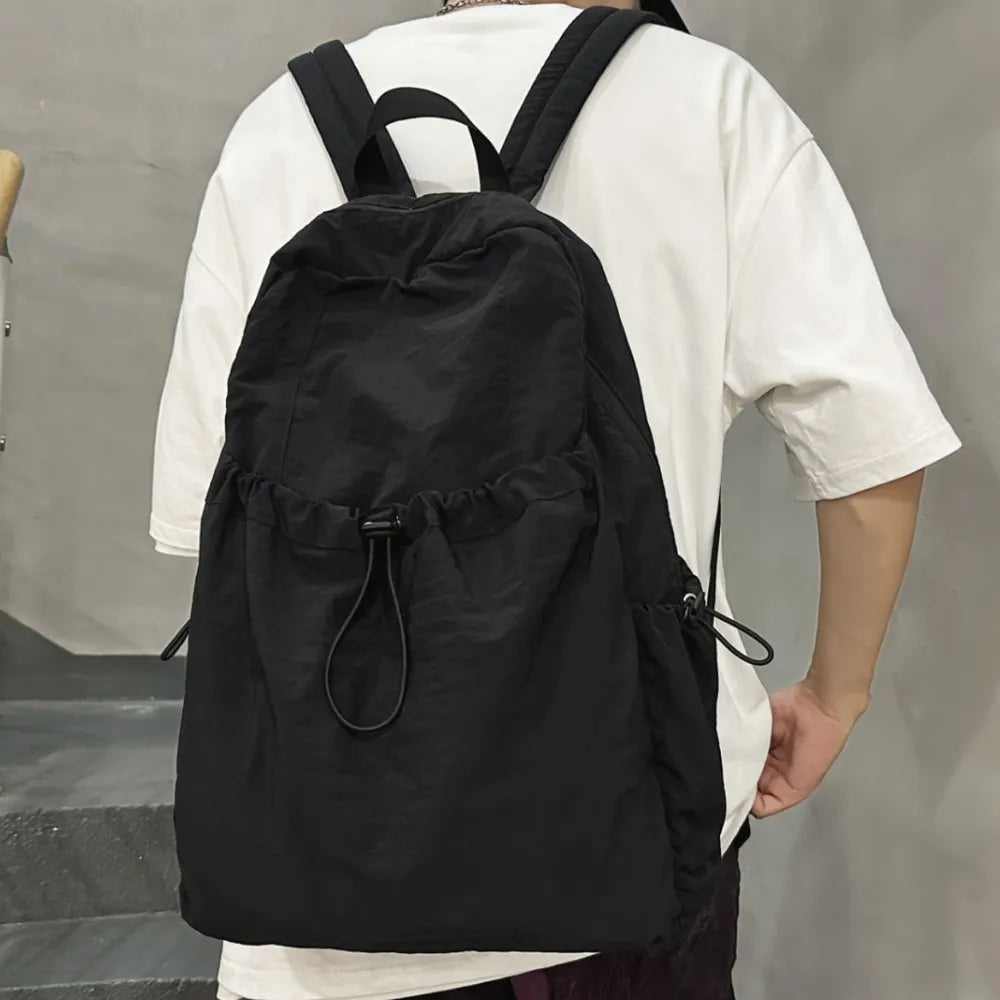 Fashorio Bags Drawstring Nylon Backpack Bag