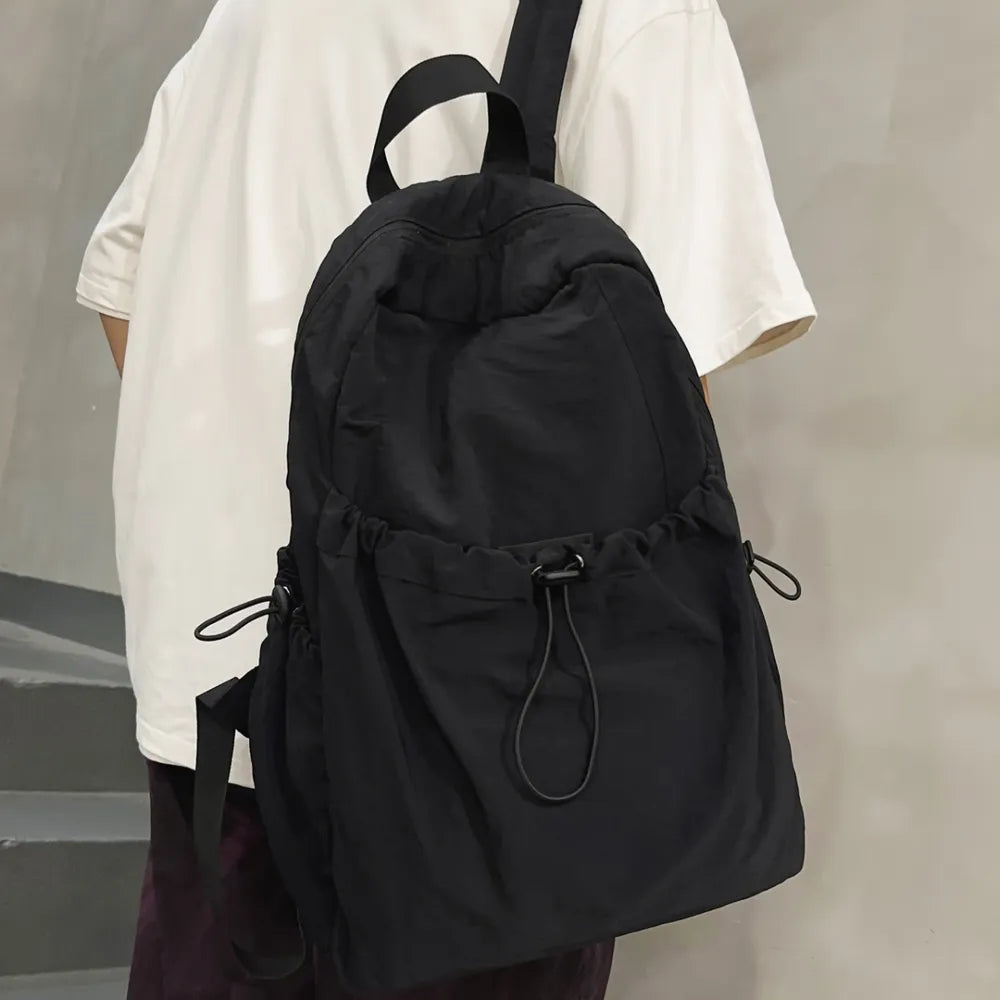 Fashorio Bags Drawstring Nylon Backpack Bag