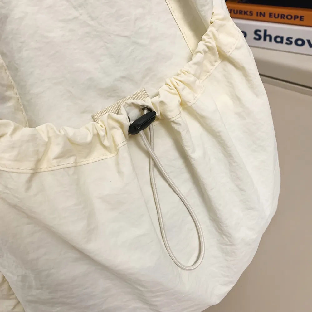 Fashorio Bags Drawstring Nylon Backpack Bag