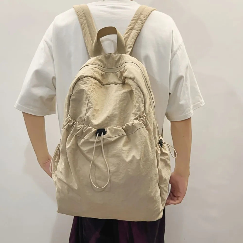 Fashorio Bags Drawstring Nylon Backpack Bag
