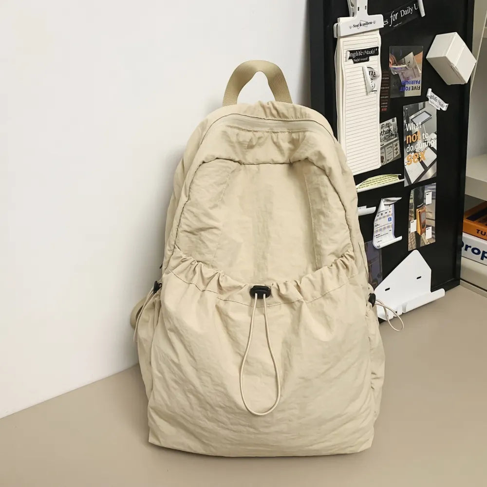 Fashorio Bags Drawstring Nylon Backpack Bag