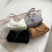 Fashorio Bags Faux Fur Removable Strap Shoulder Bag