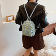 Fashorio Bags Fringe Edge Mini Backpack Bag