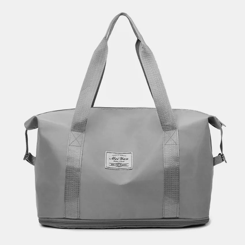 Fashorio Bags Gray / One Size Oxford Cloth Oversize Travel Bag