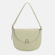 Fashorio Bags Greyish Green / One Size David Jones Metal Buckle Shoulder Bag
