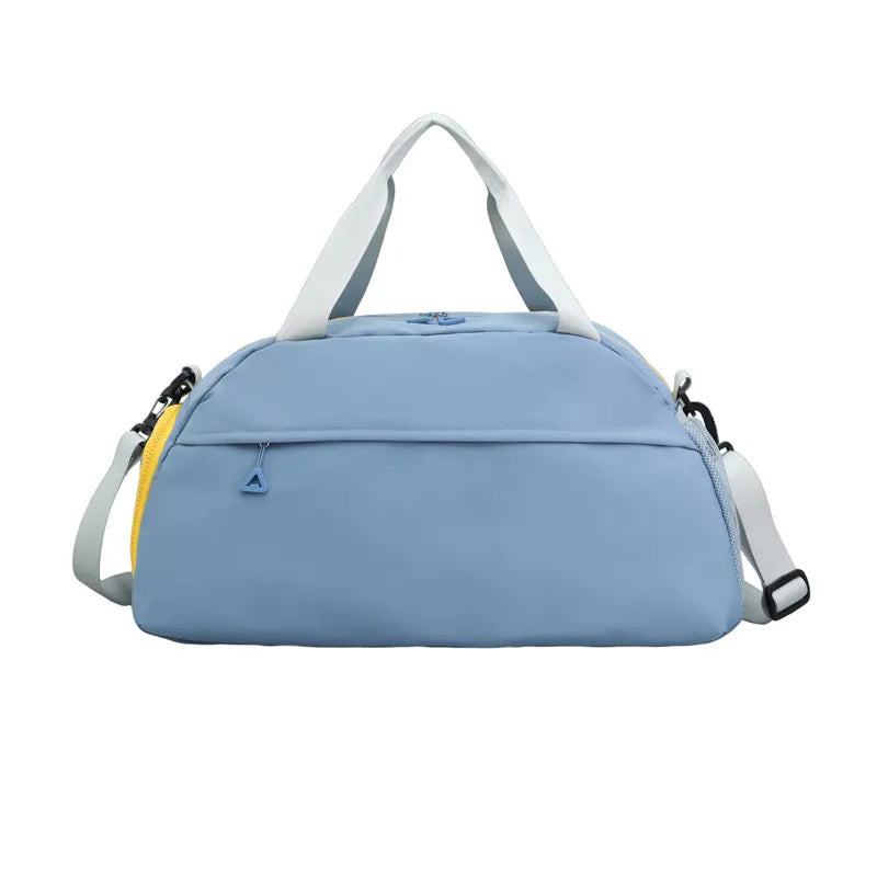 Fashorio Bags Light Blue / One Size Nylon Solid Travel Bag