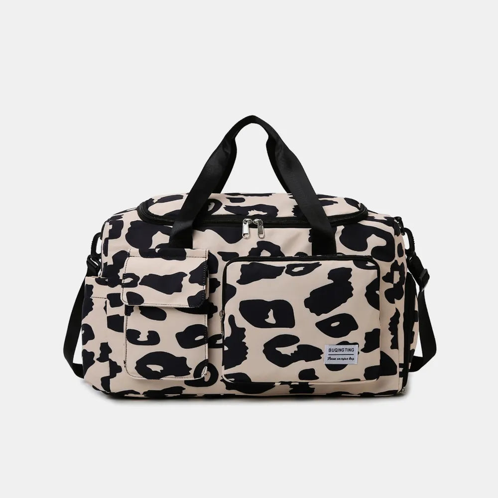 Fashorio Bags Oxford Cloth Animal Print Travel Bag