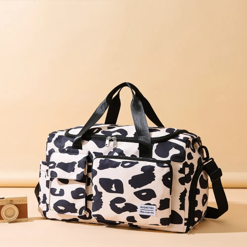 Fashorio Bags Oxford Cloth Animal Print Travel Bag