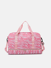 Fashorio Bags Pink Zebra / One Size Oxford Cloth Leopard Travel Bag