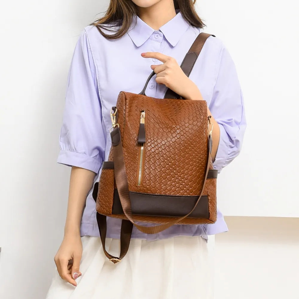 Fashorio Bags PU Leather Backpack Bag