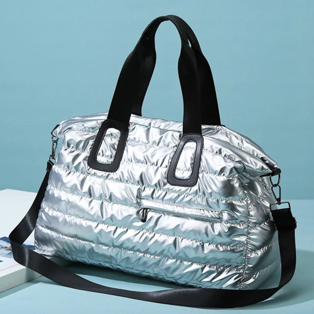 Fashorio Bags Quilted Nylon Oversize Travel Bag