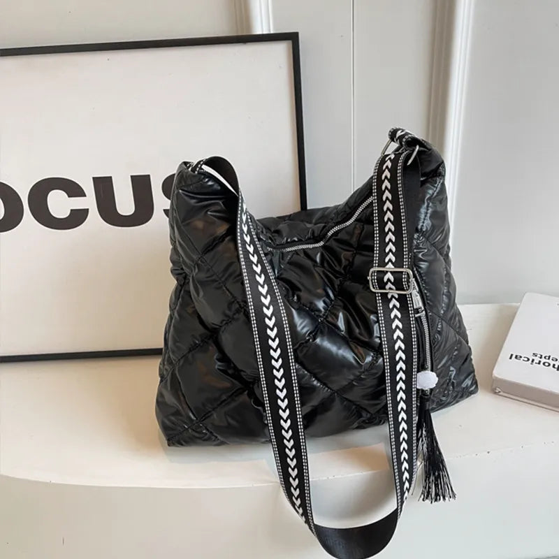 Fashorio Bags Quilted Nylon Travel Bag