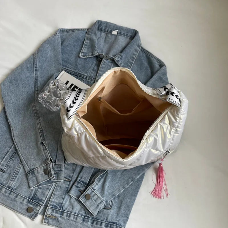 Fashorio Bags Quilted Nylon Travel Bag