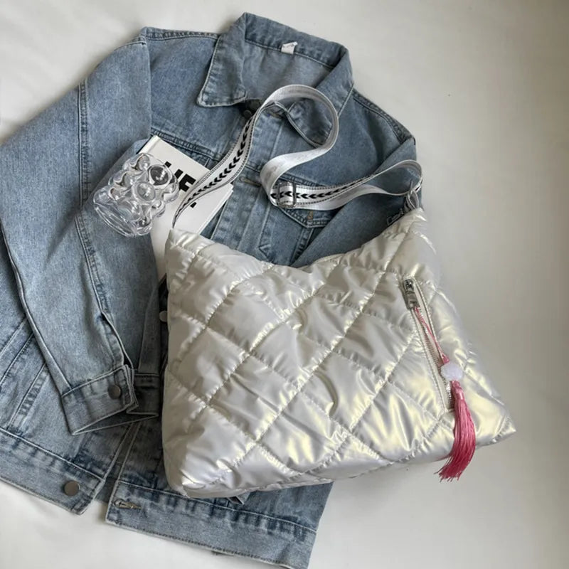 Fashorio Bags Quilted Nylon Travel Bag