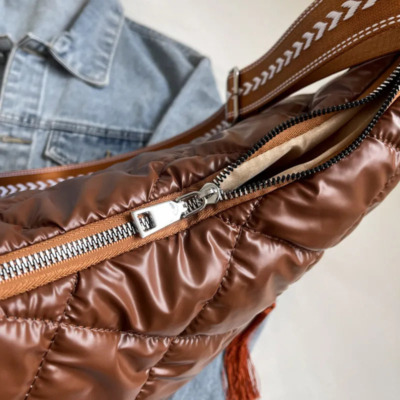 Fashorio Bags Quilted Nylon Travel Bag