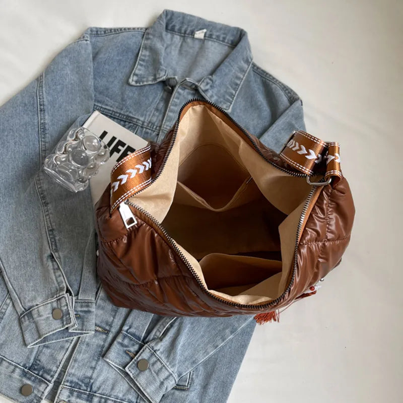 Fashorio Bags Quilted Nylon Travel Bag