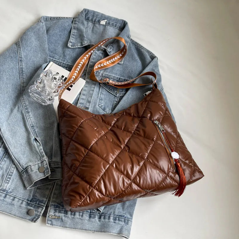 Fashorio Bags Quilted Nylon Travel Bag