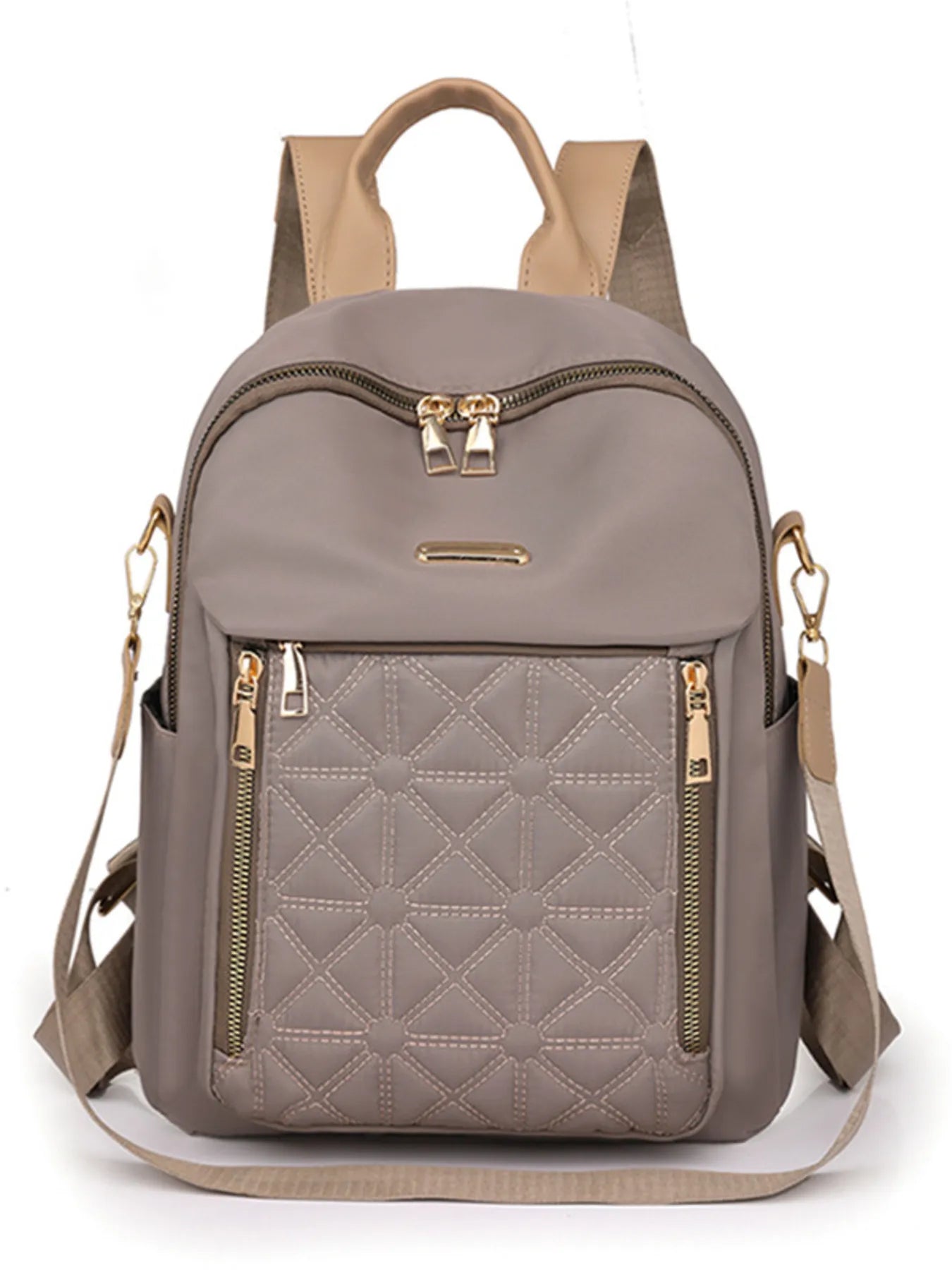 Fashorio Bags Quilted Oxford Cloth Backpack Bag