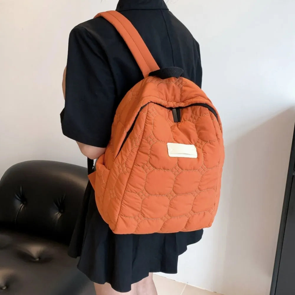 Fashorio Bags Quilted Polyester Backpack Bag