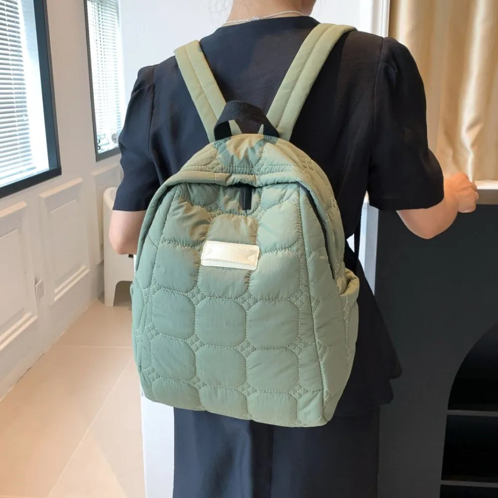 Fashorio Bags Quilted Polyester Backpack Bag