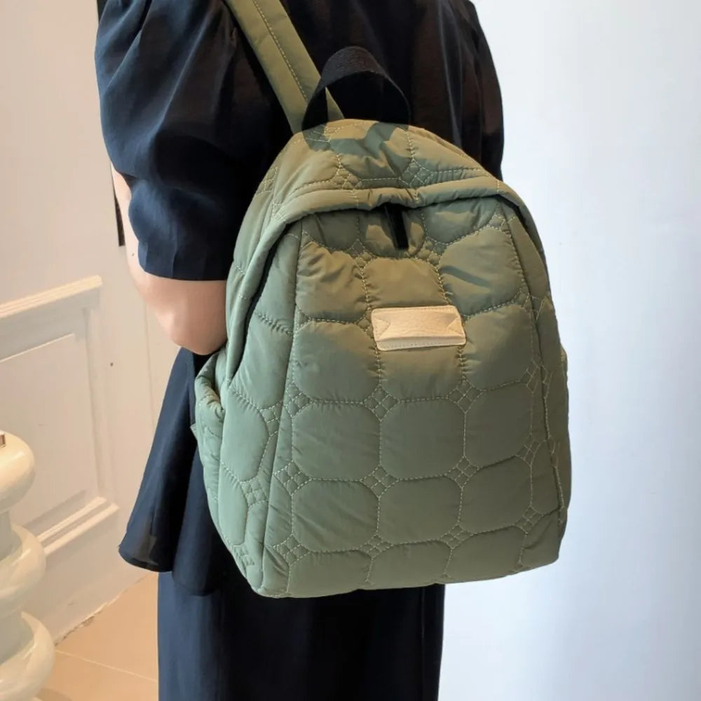 Fashorio Bags Quilted Polyester Backpack Bag