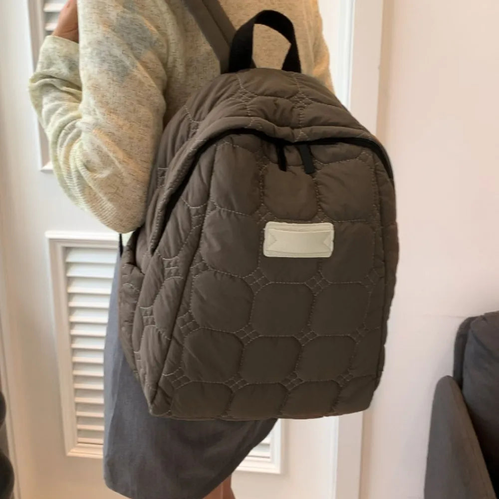 Fashorio Bags Quilted Polyester Backpack Bag