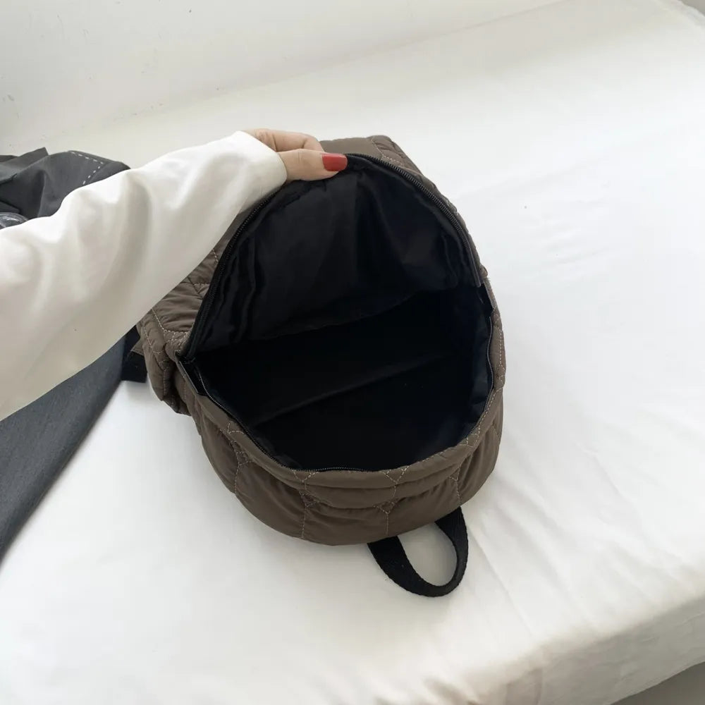 Fashorio Bags Quilted Polyester Backpack Bag