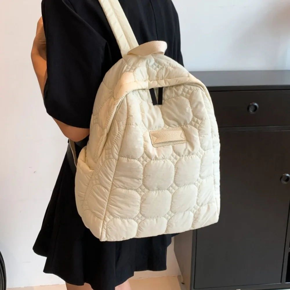 Fashorio Bags Quilted Polyester Backpack Bag